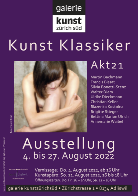 Aktuelle Ausstellung, AKT 21,  4. bis 27.August 2022